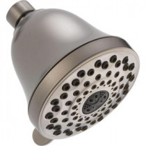 Touch-Clean 7-Spray 4 in. Fixed Shower Head in Stainless