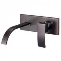Wall-Mount 1-Handle Bathroom Faucet in Oil Rubbed Bronze