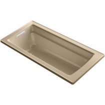 Archer 5.5 ft. Reversible Drain Soaking Tub in Mexican Sand