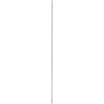 Choreograph 1.25 in. x 96 in. Shower Wall Edge Trim in Bright Polished Silver (Set of 2)