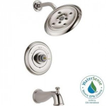 Cassidy 14 Series 1-Handle Tub and Shower Faucet Trim Kit Only in Polished Nickel (Valve and Handles Not Included)