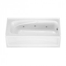 Colony 5.5 ft. x 32 in. Right Drain Whirlpool Tub with Integral Apron,n White