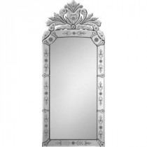 Luna 19 in. x 43 in. Traditional Framed Mirror