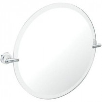 Iso 22 in. L x 25.7 in. W Pivoting Wall Mirror in Chrome