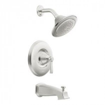 Rothbury Moentrol Tub and Shower Faucet Trim Kit in Chrome (Valve not included)