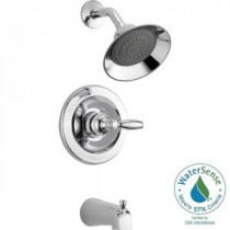Single-Handle 1-Spray Tub and Shower Faucet in Chrome