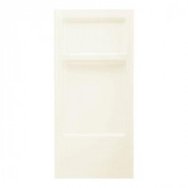 Advantage 2-7/8 in. x 32 in. x 67 in. 1-piece Direct-to-Stud Shower Back Wall in Biscuit