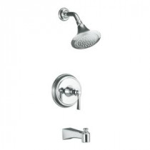 Archer 1-Handle Tub and Shower Faucet Trim Kit Only in Vibrant Polished Chrome (Valve Not Included)