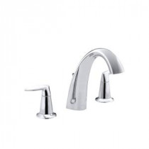 Alteo 8 in. 2-Handle High Arc Bathroom Faucet Trim Kit with Diverter in Polished Chrome (Valve Not Included)