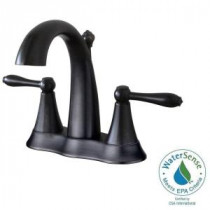 Transitional Collection 4 in. Centerset 2-Handle Bathroom Faucet in Oil Rubbed Bronze