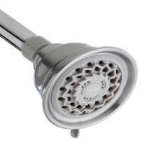 Design Essentials 3-Spray 3-1/4 in. Showerhead in Brushed Nickel