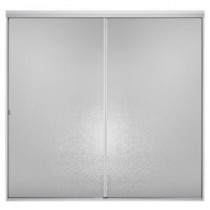 Standard 59 in. x 56-7/16 in. Framed Sliding Tub/Shower Door in Silver