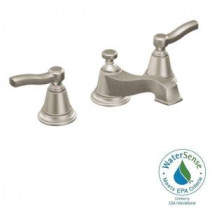Rothbury 8 in. Widespread 2-Handle Low-Arc Bathroom Faucet Trim Kit in Brushed Nickel (Valve Sold Separately)