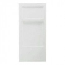 Advantage 32 in. x 2-7/8 in. x 66-1/4 in. 1-Piece Direct-to-Stud Shower Back Wall in White