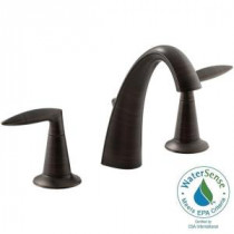 Alteo 8 in. Widespread 2-Handle Mid Arc Bathroom Faucet in Oil-Rubbed Bronze