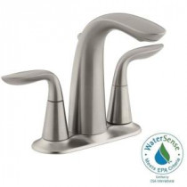 Refinia 4 in. Centerset 2-Handle Bathroom Faucet in Brushed Nickel