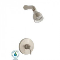 Toobi 1-Handle Shower Faucet Trim Kit Less Diverter in Vibrant Brushed Nickel (Valve Not Included)