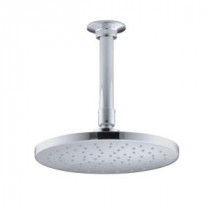 Contemporary 1-Spray 8 in. Round Showerhead in Polished Chrome
