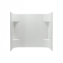 Accord 31-1/4 in. x 60 in. x 56-1/4 in. 3-piece Direct-to-Stud Wall Set in White