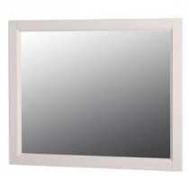 Claxby 31.4 in. W x 25.6 in. H Wall Mirror in Cream