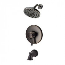 Single-Handle Tub and Shower Faucet Trim Kit in Tuscan Bronze (Valve Not Included)