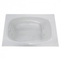 Tiger's Eye 6 ft. Whirlpool Tub in White