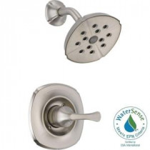 Addison 1-Handle 1-Spray Shower Faucet Trim Kit Only in Stainless Featuring H2Okinetic (Valve Not Included)