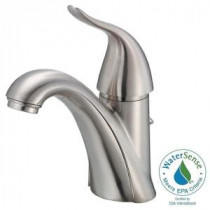 Antioch Single Hole 1-Handle Mid-Arc Bathroom Faucet in Brushed Nickel(DISCONTINUED)