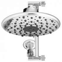 Aquascape Ultra 8-Spray 8.5 in. Drenching Showerhead in Chrome