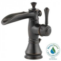 Cassidy Single Hole Single-Handle Open Channel Spout Bathroom Faucet in Venetian Bronze with Metal Pop-Up