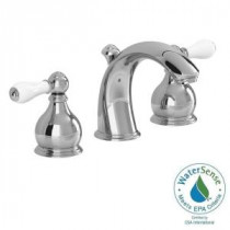 Williamsburg 8 in. Widespread 2-Handle Mid Arc Bathroom Faucet in Polished Chrome