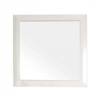 Telford 32 in. L x 32 in. W Solid Wood Frame Wall Mirror in White