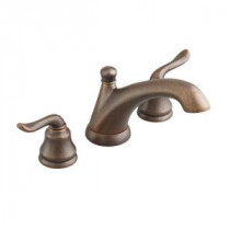 Princeton 2-Handle Deck-Mount Roman Tub Faucet Trim Kit in Oil Rubbed Bronze (Valve Sold Separately)