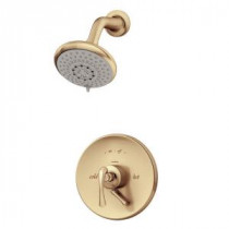 Ballina Single-Handle 3-Spray Shower Faucet in Brushed Bronze (Valve Not Included)