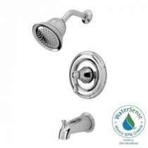 Marquette 1-Handle 1-Spray Tub and Shower Faucet in Polished Chrome