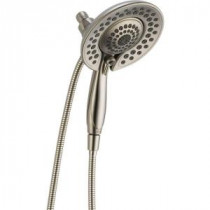 In2ition Two-in-One 5-Spray Hand Shower/Shower Head in Stainless
