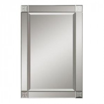 30.75 in. x 20.5 in. Polished Edge Rectangle Framed Mirror