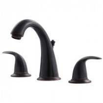 Vantage Collection 8 in. Widespread 2-Handle Bathroom Faucet with Pop-Up Drain in Oil Rubbed Bronze