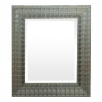 Silver Blocks Mirror Frame