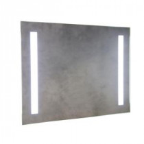 Alex 36 in. L x 24 in. W LED Glass Wall Mirror by Civis USA