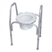 3-in-1 All Purpose Commode in Gray