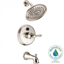 Temp2O Traditional 1-Handle Tub and Shower Faucet Trim Kit in Polished Nickel (Valve Not Included)