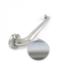 Premium Series 30 in. x 1.5 in. Grab Bar in Polished Peened Stainless Steel (33 in. Overall Length)