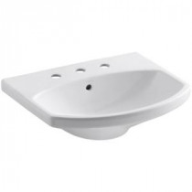 Cimarron 3-5/8 in. Pedestal Sink Basin in White