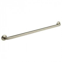 Traditional 36 in. Concealed Screw Grab Bar in Vibrant Brushed Nickel