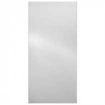 31 in. x 64.5 in. Pivot Shower Door Glass Panel in Niebla