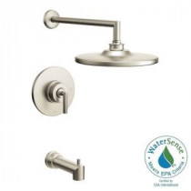 Arris Posi-Temp Eco-Performance Single-Handle 1-Spray Tub and Shower Faucet in Brushed Nickel (Valve Sold Separately)
