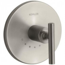 Purist 1-Handle Thermostatic Valve Trim Kit in Vibrant Brushed Nickel (Valve Not Included)