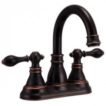 Signature Collection 4 in. Centerset 2-Handle Bathroom Faucet in Oil-Rubbed Bronze