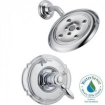 Victorian 1-Handle H2Okinetic Shower Only Faucet Trim Kit in Chrome (Valve Not Included)